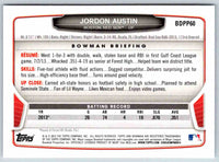 2014 Bowman Jordon Austin #BDPP60