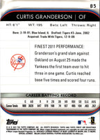 2012 Finest Curtis Granderson #85