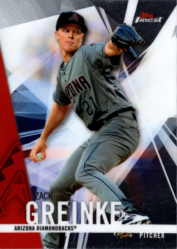 2017 Finest Zack Greinke #26