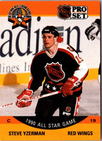 1990 Pro Set Steve Yzerman #347