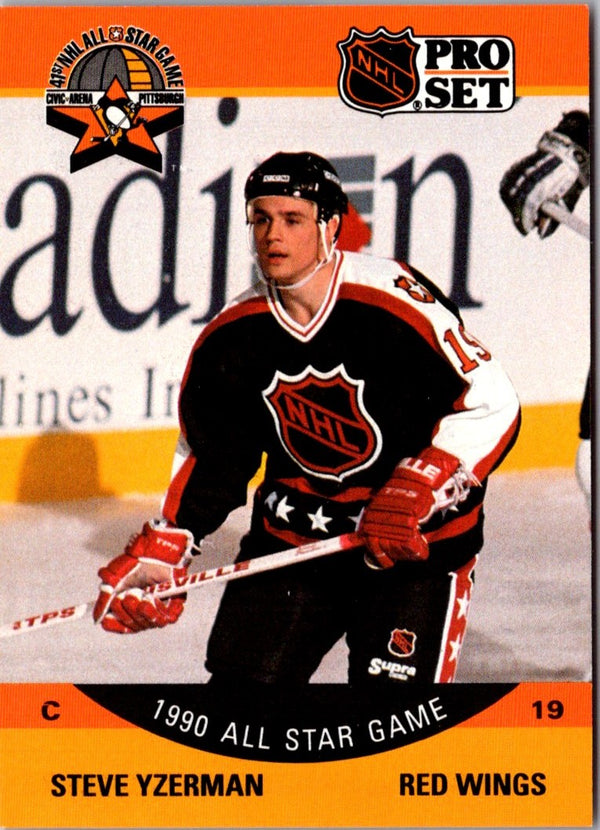 1990 Pro Set Steve Yzerman #347