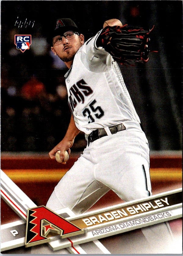 2017 Topps Braden Shipley #15 Rookie