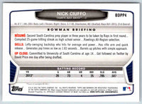 2013 Bowman Nick Ciuffo #BDPP4