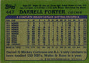 1982 Topps Darrell Porter