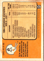 1985 Fleer Team Action Throwing on the Run (Offense) #49
