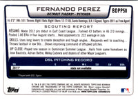 2012 Bowman Draft Picks & Prospects Chrome Fernando Perez #BDPP50