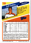 1993 Topps Jeff Juden