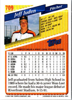 1993 Topps Jeff Juden #709