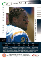 2002 SAGE HIT Brian Poli-Dixon #42
