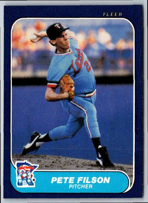 1986 Fleer Pete Filson #393