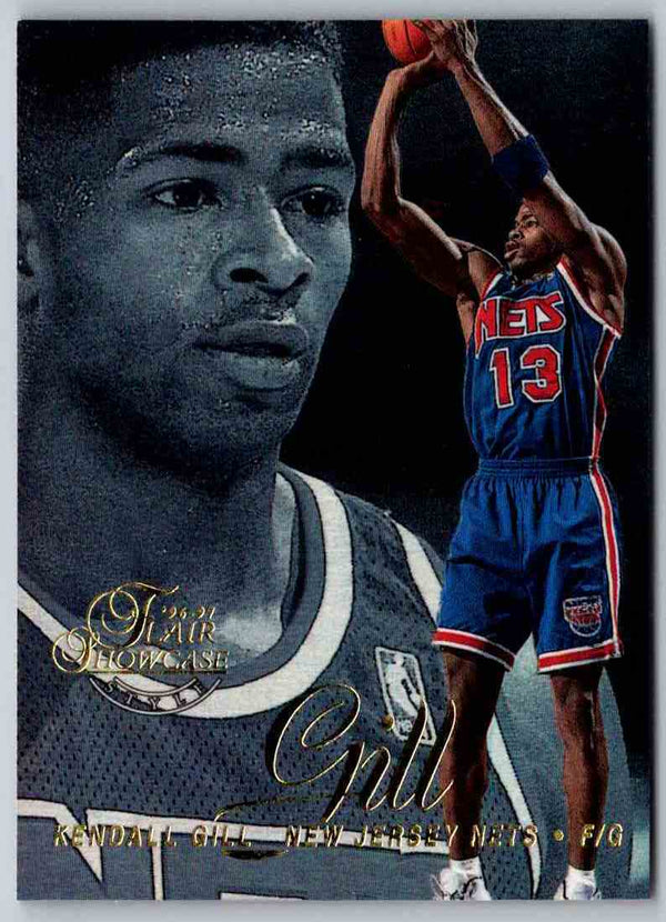 1996 Flair Kendall Gill #74