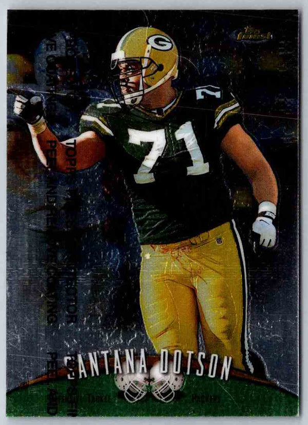 1998 Topps Finest Football Santana Dotson #202
