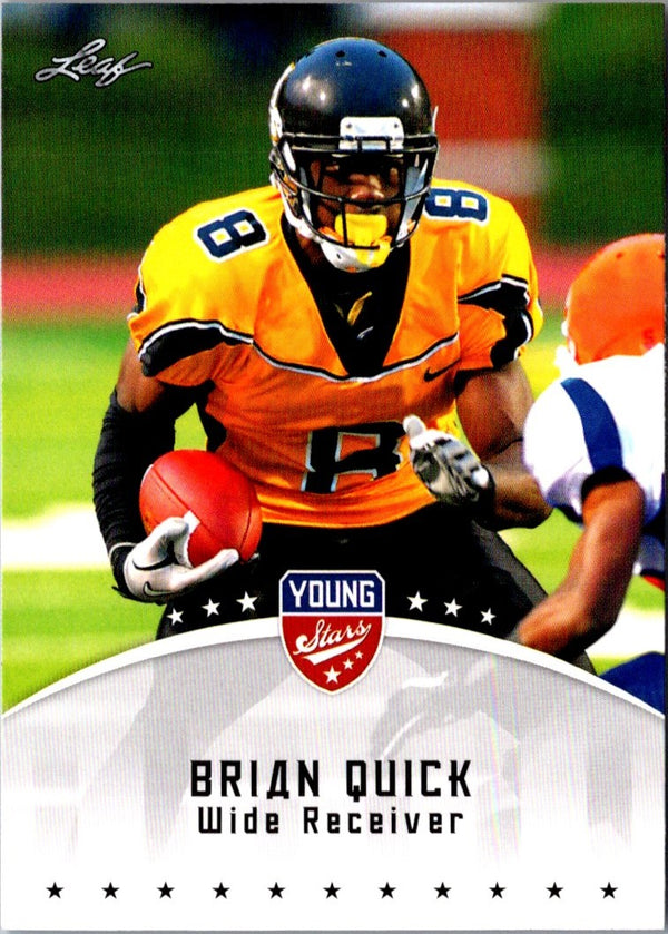 2012 Leaf Young Stars Brian Quick #15