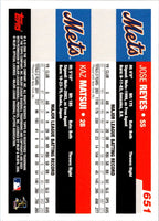 2006 Topps Mets Middle Men (Jose Reyes/Kazuo Matsui) #651