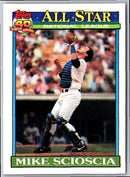 1991 Topps Mike Scioscia