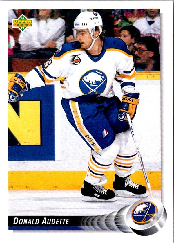 1992 Upper Deck Donald Audette #306