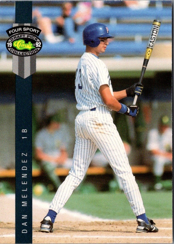 1992 Classic Draft Picks Dan Melendez #41