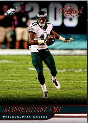2017 Panini Playoff Flea Flicker Alshon Jeffery/Darren Sproles/Carson Wentz #9