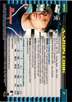 2002 Bowman Draft Picks & Prospects Aaron Cook #BDP122