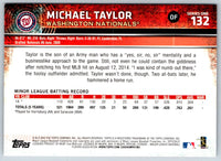 2015 Topps Michael Taylor #132 Rookie