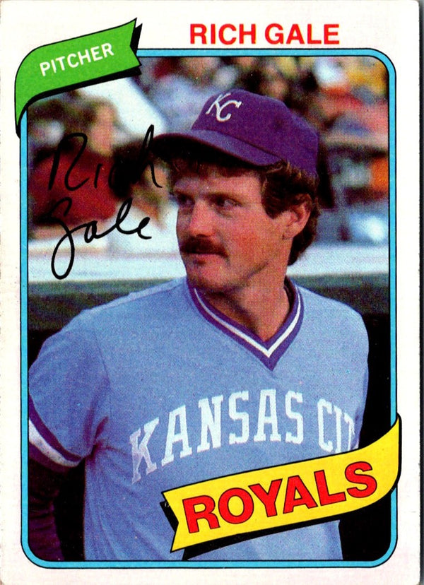 1980 Topps Rich Gale #433