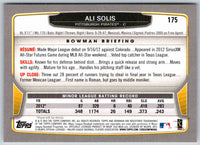 2014 Bowman Ali Solis #175