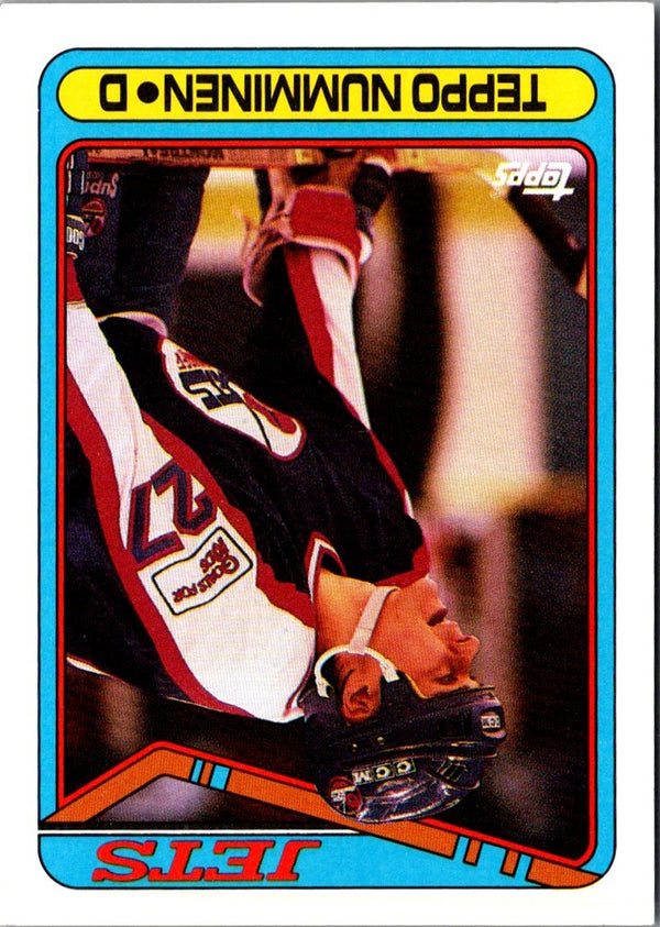 1990 Topps Teppo Numminen #385 Rookie