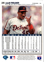 1994 Upper Deck Cecil Fielder #45