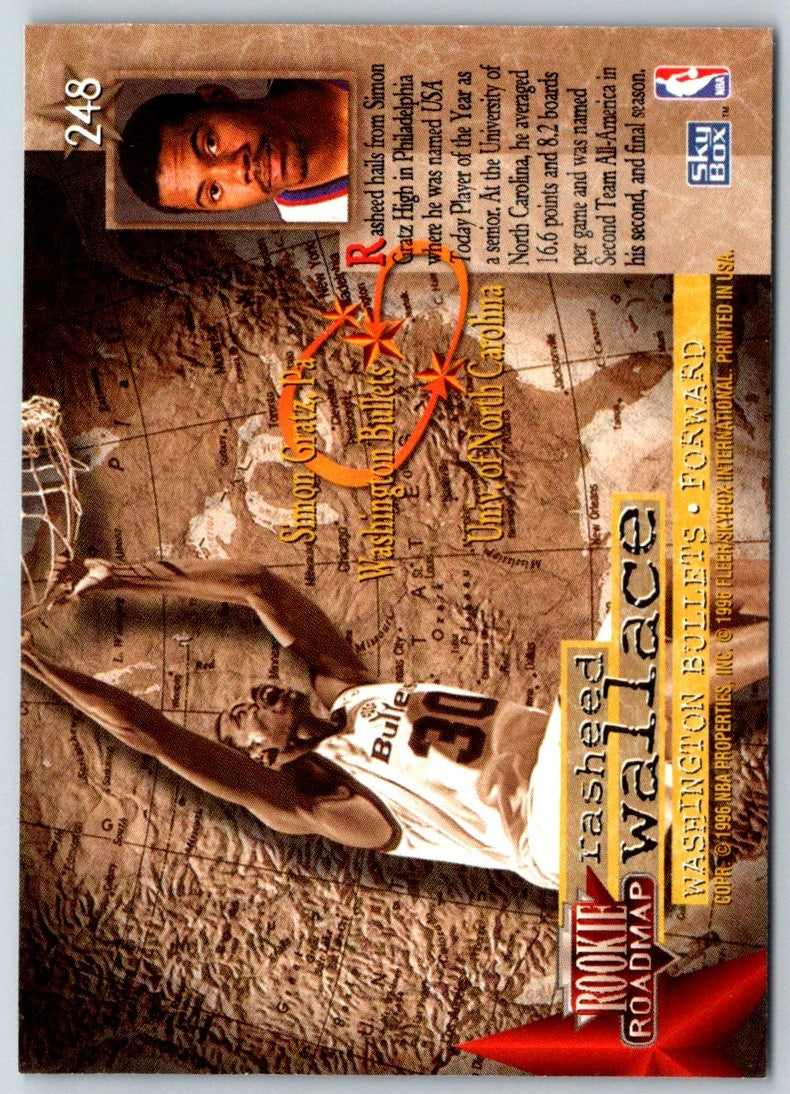 1995 SkyBox Premium Rasheed Wallace