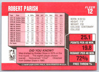 1989 Fleer Robert Parish #12