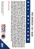 1991 Pro Set Neal Anderson #389