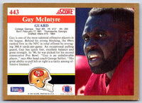 1991 Score Guy McIntyre #443