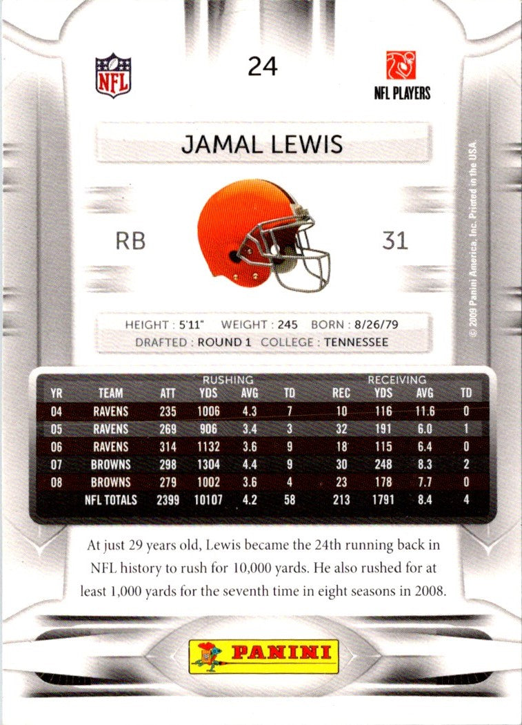 2009 Playoff Prestige Jamal Lewis