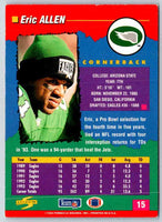 1994 Score Eric Allen #15