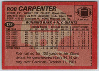 1983 Topps Rob Carpenter #122