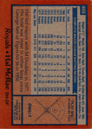 1978 Topps Hal McRae