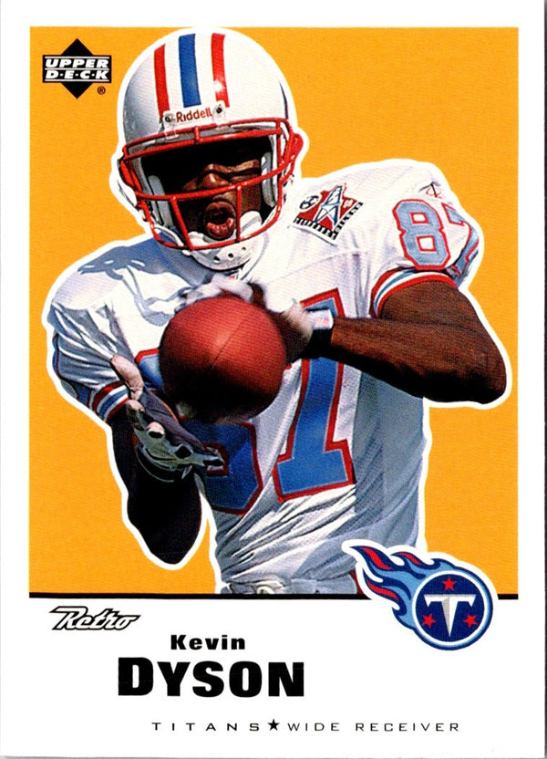 1999 Upper Deck Retro Kevin Dyson #158