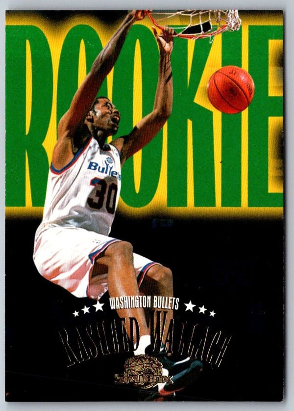 1995 SkyBox Premium Rasheed Wallace #248 Rookie