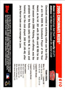 2006 Topps Cincinnati Reds