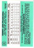 1984 Donruss Terry Francona #463