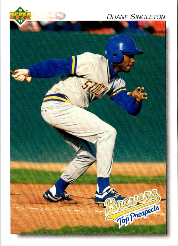 1992 Upper Deck Minors Duane Singleton #196