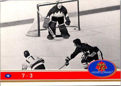 1991 Future Trends Canada â€™72 7-3/Game 1 Statistics #16