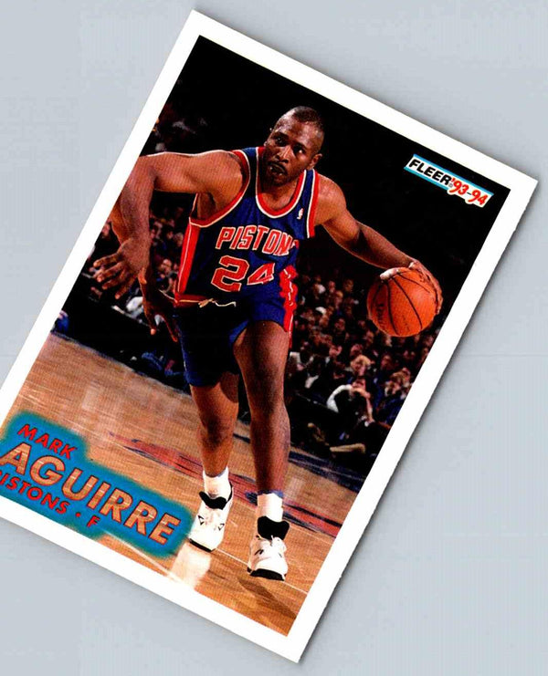 1993 Fleer Mark Aguirre #58