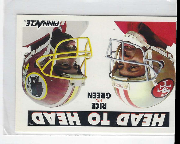 1991 Pinnacle Jerry Rice/Darrell Green #355