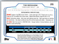 2014 Bowman Tim Beckham #215