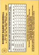 1985 Donruss Barry Bonnell