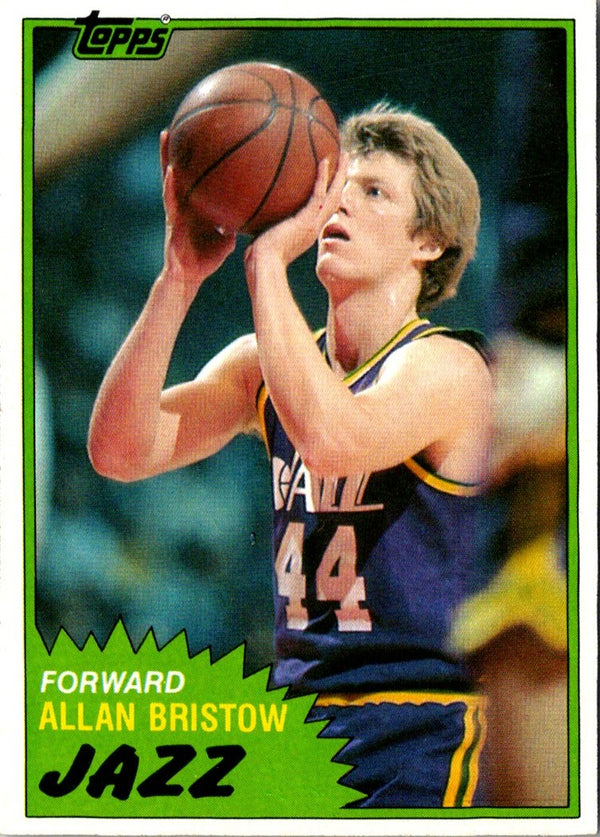 1981 Topps Allan Bristow #W102