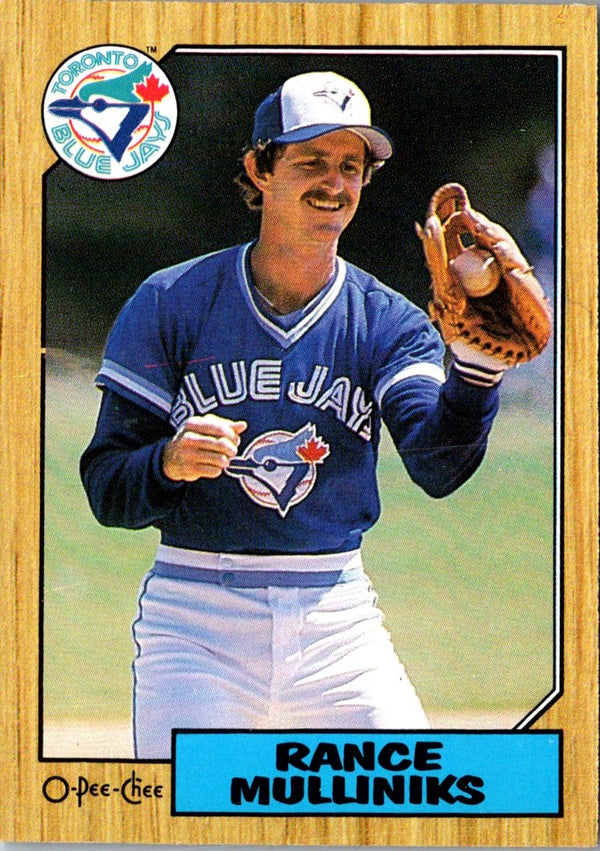 1987 O-Pee-Chee Rance Mulliniks #91