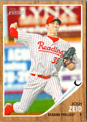 2011 Topps Heritage Minor League Josh Zeid #50