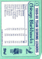 1990 Topps Team Scoring Leaders Steve Larmer #1